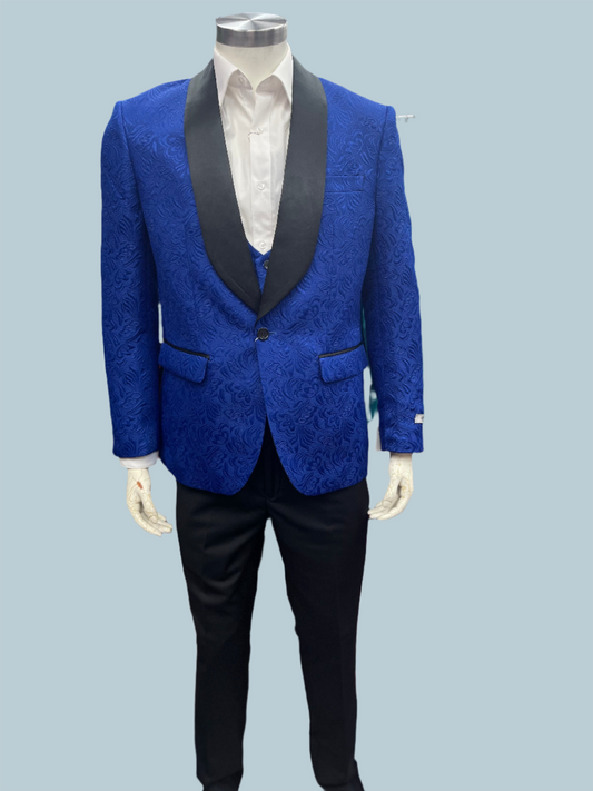 Men Suit 1 : slim fit Royal Blue