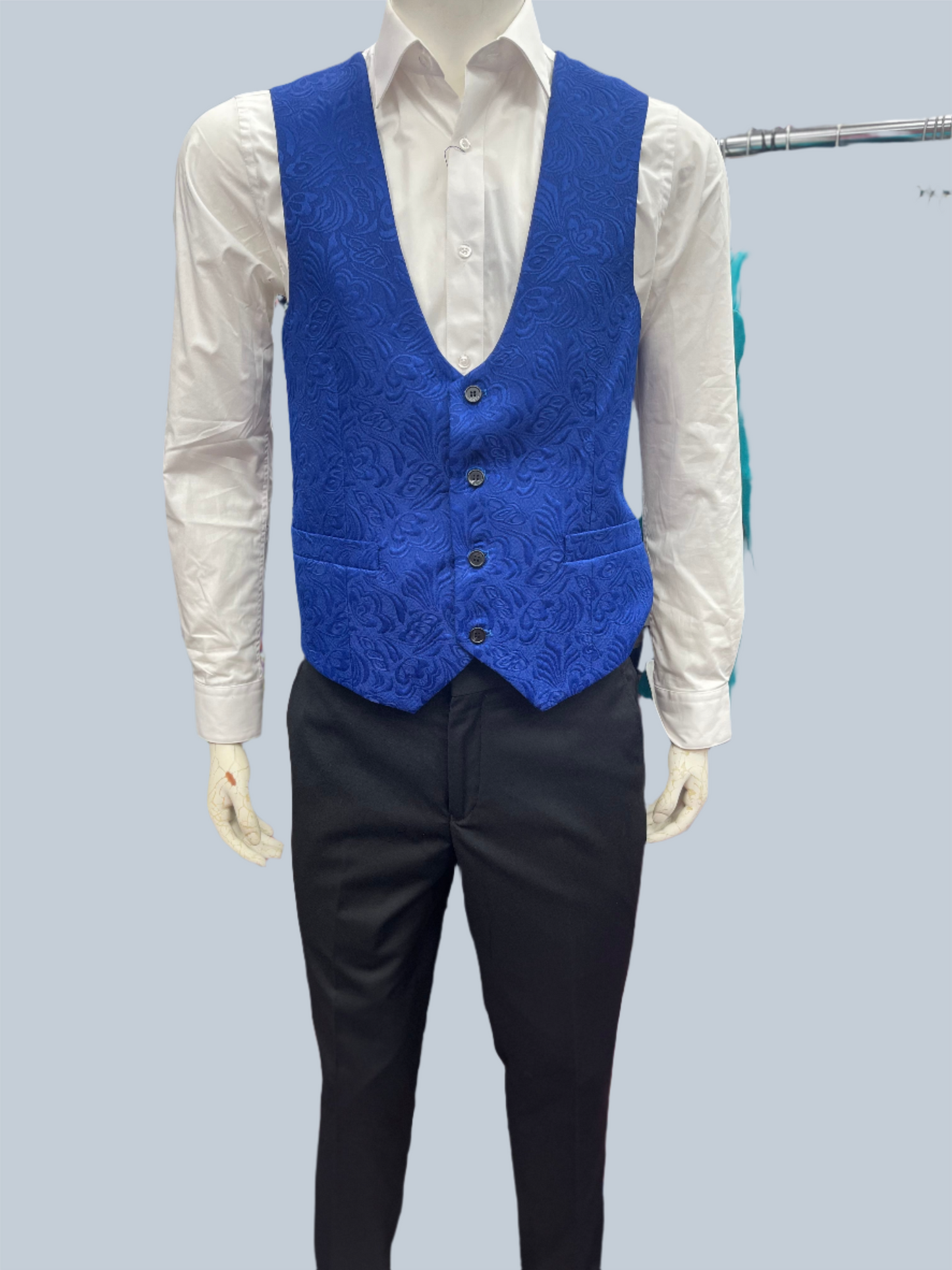 Men Suit 1 : slim fit Royal Blue